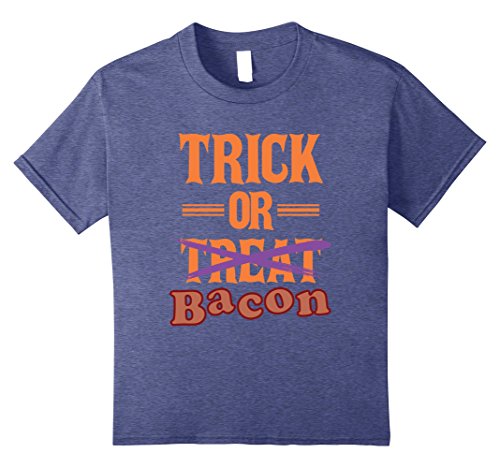Funny Trick Or Treat Bacon T-shirt Food  Halloween Costume