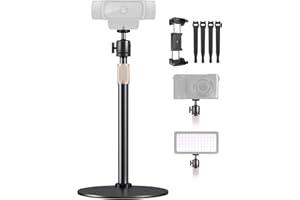 jidinung Webcam Stand for Desk, Compact Base