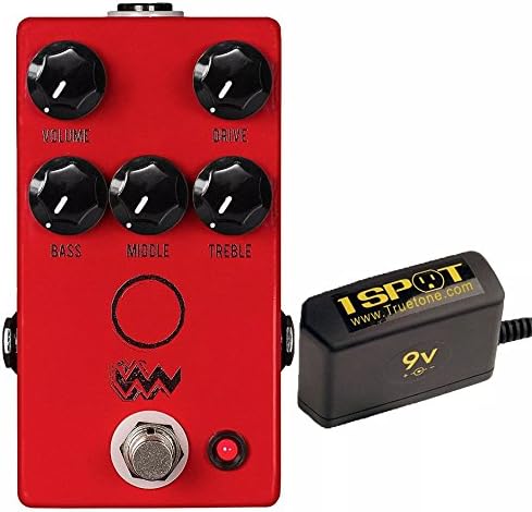 JHS Angry Charlie JCM800 Channel Drive V3 Bundle w/Truetone 1 Spot Space Sacing 9v Adapter