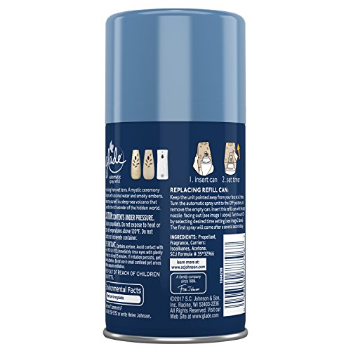 Glade Automatic Spray Air Freshener Refill, Volcanic Coconut Cove, 6.2
