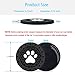 Car Cup Holder Mat, Dog Paws Car Coasters 2.75 inch Car Interior Accessories Puppy Feet Anti Slip for Jeep Cars Truck RVs etc
