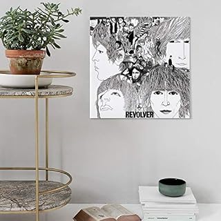 XYDQ Poster sur toile The Beatles Revolver – Art mural – Décoration de chambre de famille moderne – 50 x 50 cm - Les Beatles, Paul McCartney, John Lennon, RIngo Starr, George Harrison XYDQ Poster sur toile The Beatles Revolver - Art mural - Décoration de chambre de famille moderne - 50 x 50 cm – Image 5