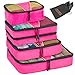 Valyne Packing Cubes 4-pcs Set, Luggage Travel Organizer Bags with a Free Laundry/shoe Bag