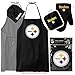 Pittsburgh Steelers (Apron & Oven Mitt Pot Holder) Bonus Bottle Opener, Barbeque Apron and Chef's Hat , NFL Licensed