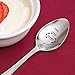 Mother's Day Gift - Love You Mom Engraved Stainless Steel Coffee Spoons, Gift for Mom from son and daughter
