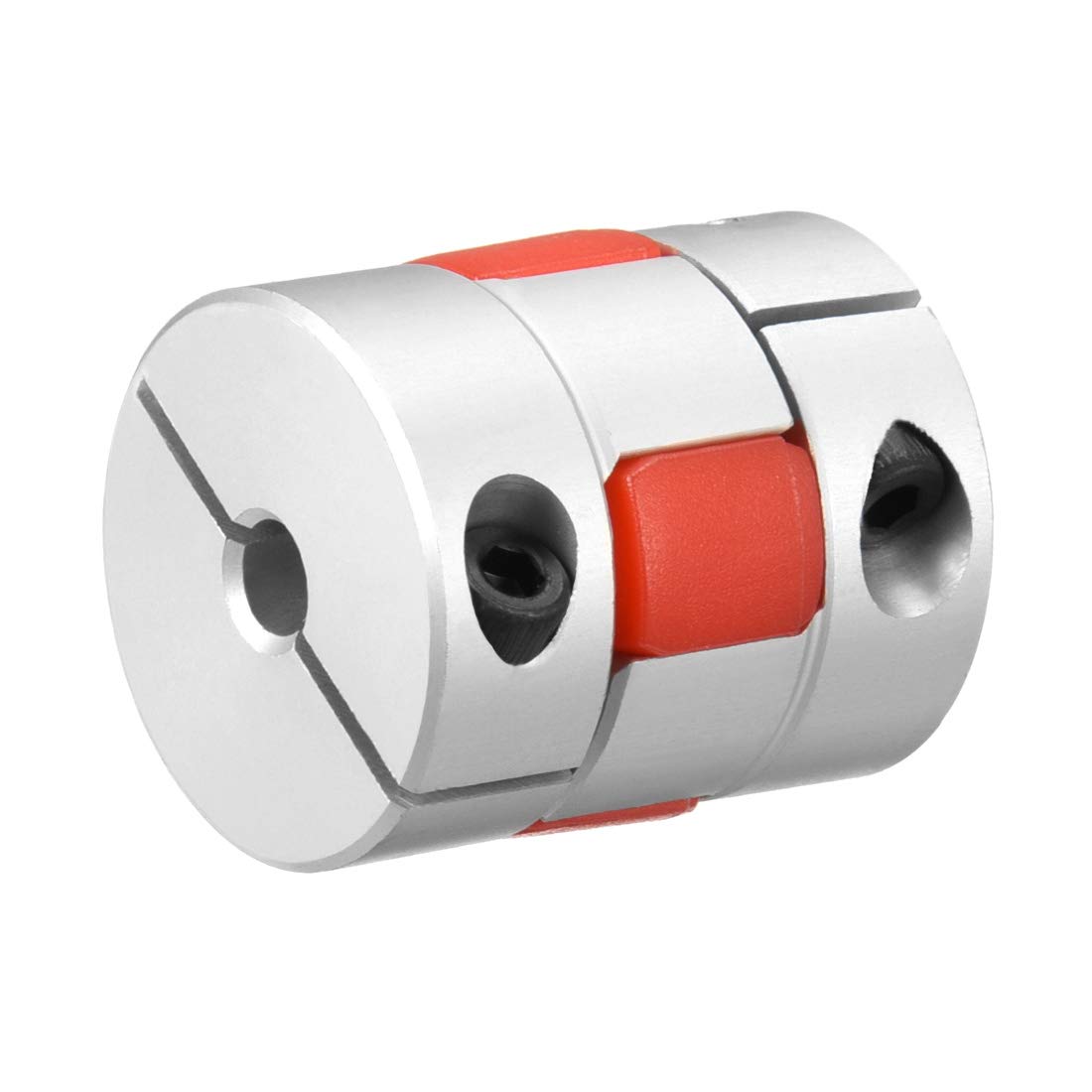 Sourcingmap Shaft Coupling 5mm to 5mm Bore L30xD25 Flexible Coupler Joint for Servo Stepped Motor
