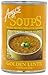 Amy's Soup, Vegan Golden Lentil Soup, Gluten Free Indian Dal, Made With Organic Red Lentils and Yellow Split Peas, Canned Soup, 14.4 Oz (12 Pack)