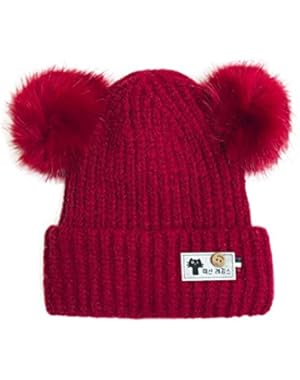 Baby Cartoon Warm Knit Hat Knitted Children Adorable Hats