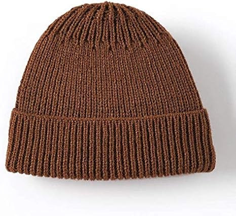 Amazon Co Jp Xushen Hu ショート帽子ファッションメンズデカールカジュアルニット帽冬のヒップホップアクリルセーラーキャップ秋冬ビーニー Color Burnt Sugar ホーム キッチン