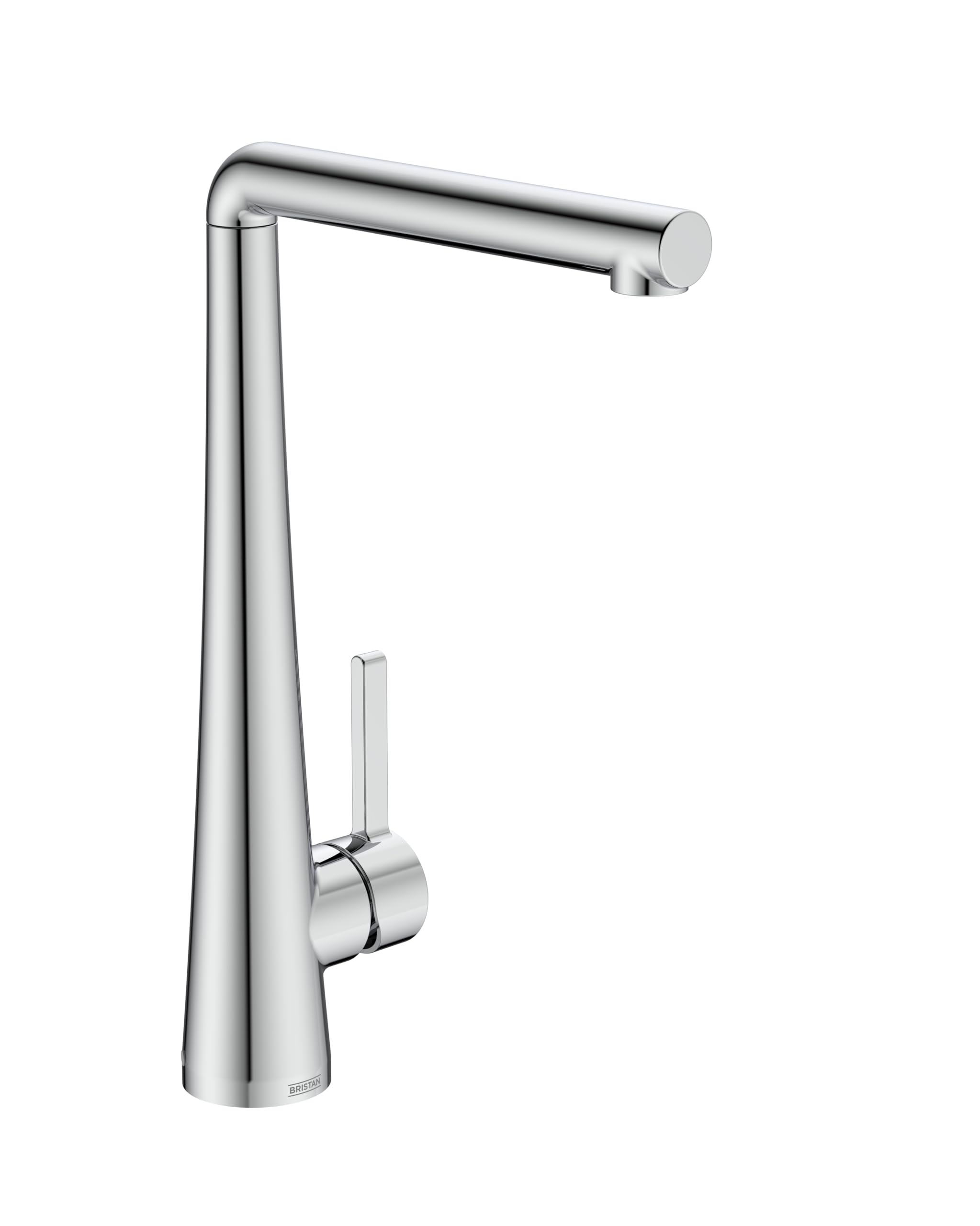 Bristan Pine Kitchen Tap - Swivel spout, eco Start, Single Lever EasyFit Chrome Kitchen Sink tap, PNE EFSNK C
