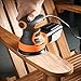 VonHaus Random Orbit Sander with 13000 RPM 6 Variable Speed and Dust Extractor System - Includes 5 Random Orbital Sander Pads