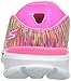 SKECHERS Performance Womens Go Walk 3 Crazed Walking Shoe,Hot Pink/Lime,7 M US