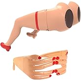 lumitrail Funny Sunglasses for Adults Gag Gifts, Bachelor Party Fun Sunglasses with Novelty Design, Hilarious Finger/Leg Shaped Party Glasses