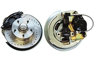 Inline Tube Replacement For 1964-72 A-Body, 1967-69 F-Body, & 1968-74 X-body Disc Brake Conversion Lower Kit w/Drilled & Slotted Rotors