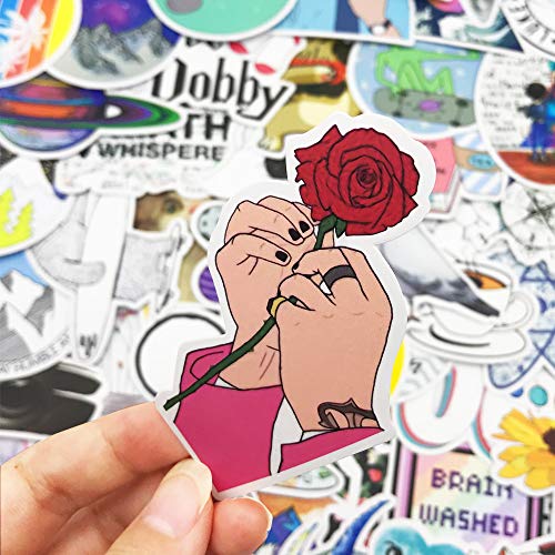 HYOUNINGF 103 Pcs Cute Stickers,Laptop and Water Bottle Decal Sticker Pack for Teens, Girls, Women Vinyl Stickers Waterproof - Thumbnail 2
