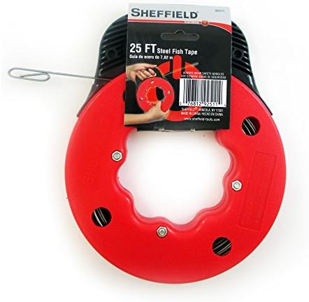 25 Ft Steel Fish Tape Electrical Puller Line Wire Wall Cable Equipment Tool Home