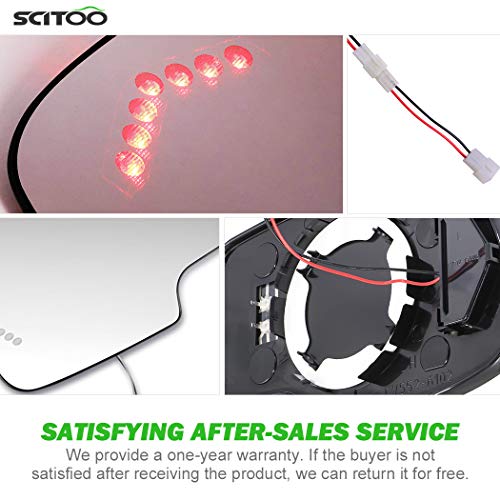 image for SCITOO Compatible fit for Exterior Mirror Replacement Glasses Driver L