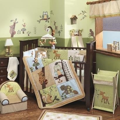forest cot bedding