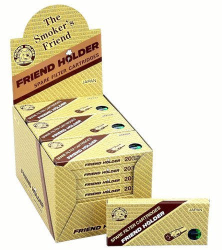 3 x Friend Spare Filter Cartridges (60 Cartridges in total) for Friend Cigarette Holder by FRIEND