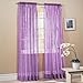 2-Piece Solid Lavender Purple Sheer Window Curtains/Drape/Panels/Treatment 60