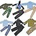 E-TING Fashionista Clothes 3 sets Long Sleeved Ken Suit Shirt Coat Pants Outfit Jacket Trousers for Ken Dolls