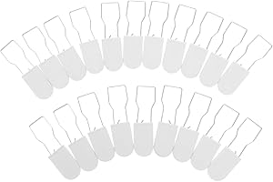 VALICLUD 20-Pack Anti-Tamper Wire Padlocks for Logistics Security Seals Lightweight Padlock Locks for Clothing Shoes Samples 