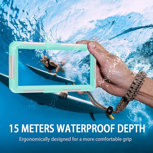 Shellbox Waterproof Smartphone Pouch IPX8 Waterproof Phone Pouch Compatible with iPhone 17e 17 Pro 17 Air 17 Pro Max 16 15 14 13 Pro Max Samsung S26 S26 Plus S25 S24