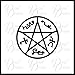 Demon Trap symbol SMALL Vinyl Car/Laptop Decal