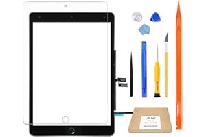 JPUNG for iPad 9th Generation 2021 Screen Replacement(A2602 A2603 A2604 A2605), for iPad 9th Gen 10.2 Inch Glass Digitizer with Full Repair Kit