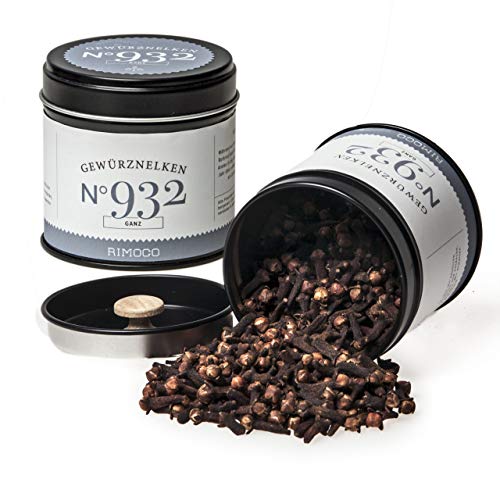 Rimoco N°932 Bio Gewürznelken ganz – Würzig, süßlich & leicht pfeffrig | Getrocknete Nelken Blütenknospen des…