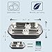 Carpe Diem Bento Lunch Box with bag Stainless Steel Portable Picnic office School Food Storage for adult and Kids, Leakproof Bento Box with knife, fork and spoon Dishwasher Safe