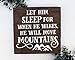 Let Him Sleep for When He Wakes Sign Boy Nursery Decor Rustic Nursery Decor Rustic Woodland Nursery Adventure Nursery Travel Nursery