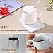 Ralyss Mug and Cup Beverage Warmer For Desktop Portable Powered Comfortable Mug Heater Plate With quality heating elements Safely Warms For Milk Tea Coffee