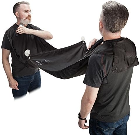 Butyface Beard Catcher Apron for Trimming Your Beard, The Best Beard Shaping Bib Cape Gift for keeping Your Sink Clean