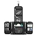 Travel Toiletry Bag - Waterproof Travel Kit for Men and Women - Hanging Travel Bag for Toiletries with TSA Approved Clear Bag Included - Spacious, Compact, Perfect Mens Kit for Air Travel