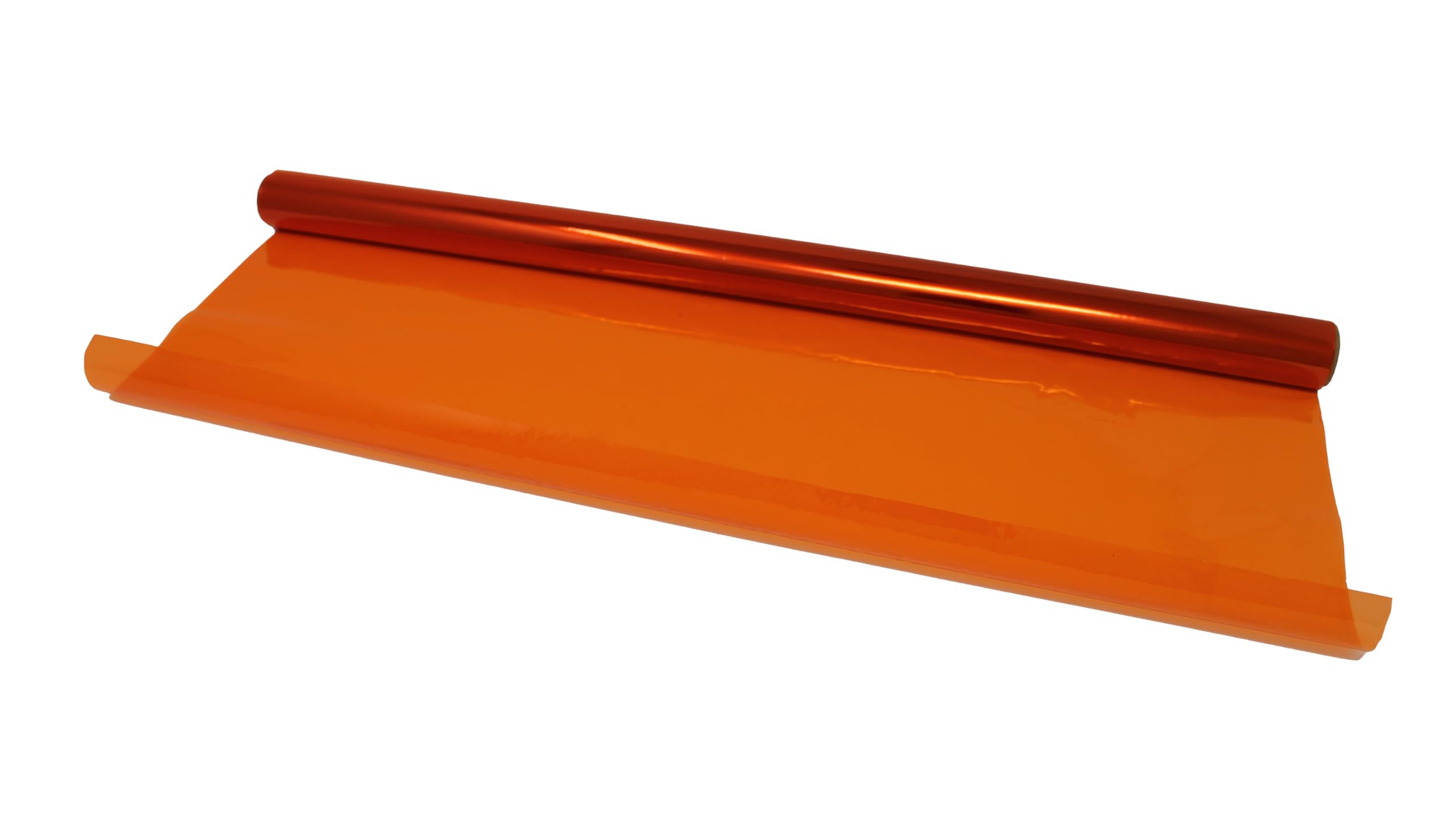 Bright Ideas Cellophane Wrap Rolls Gift Wrapping Cellophane for Florist Bouquet Gift Hamper Basket Wrapping, Scrapbooking Assortment, Cellophane Orange 50cm x 4.5m. BI2605.