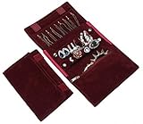 WODISON Luxury Portable Velvet Travel Jewelry Roll up Organizer Bag Case