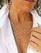 Venusvi Multi-layer Bohemia Necklace choker for Women and Girls