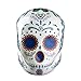 Halloween Forevermore Ceramic Essential Oil Diffuser | Day of the Dead Sugar Skull Design | Adjustable Light Settings | Silent Personal Humidifier for Aromatherapy Oils