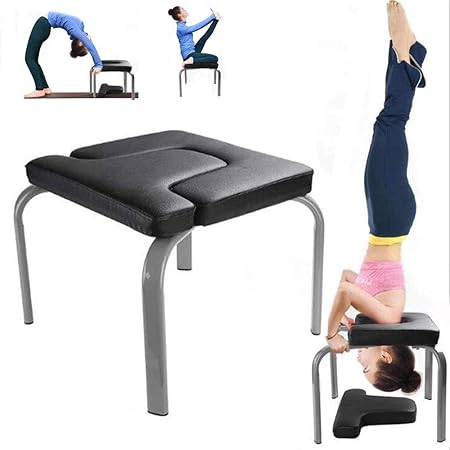 ZQQAZHH Silla de Inversión de Yoga, Banco de Apoyo Taburete ...