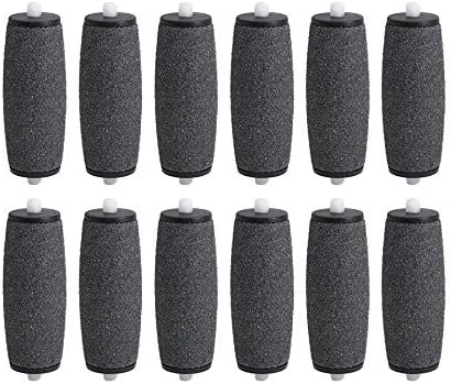 12-pack Premium Pedi Roller Heads Compatible With Pedi Perfect Electronic Pedicure Foot File, Professional Grade, Water Resistant, Roller Refills