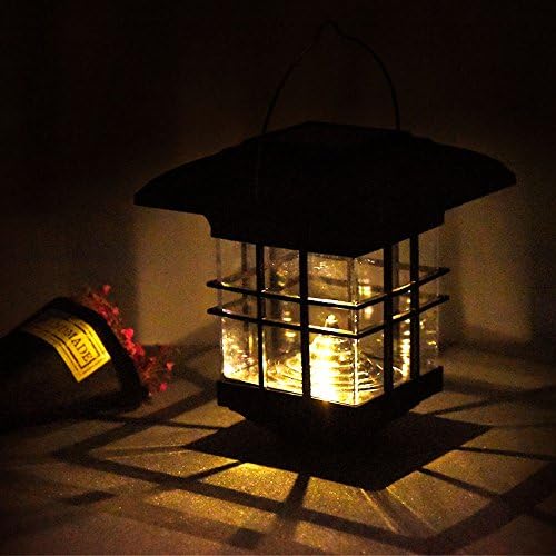 Garden Solar Powered LED Lantern Tent Hanging Light Bulb Outdoor Fishing Lamp