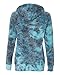 Weatherproof W1162 Ladies' Burnout Hooded Pullover Blend Fleece - Caribean Wave - L