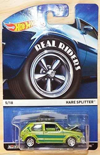 Hot Wheels Heritage HARE SPLITTER Real Riders vw rabbit green 5/18 Rare