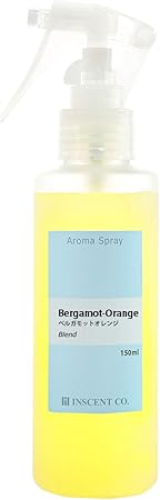 Amazon Co Jp アロマスプレー ブレンド ベルガモットオレンジ 150ml インセント 天然精油そのままの香り ビューティー