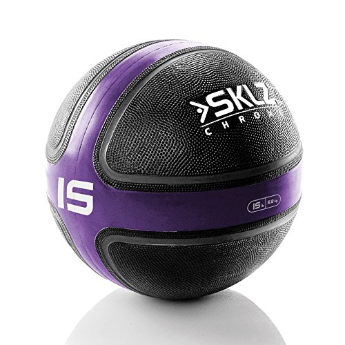 SKLZ Weighted Training Medicine Ball, 15-Pound