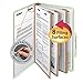 Smead Pressboard Classification File Folder with SafeSHIELD Fasteners, 3 Dividers, 3