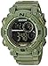 Armitron Sport Men's 40/8284DGN Digital Chronograph Matte Dark Green Resin Strap Watch