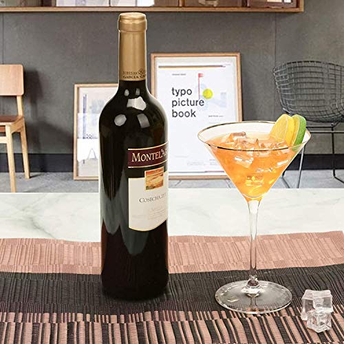 Cocktailgläser Martini Gläser 6er Set Goldener Rand Cocktail Glas mit Stiel Kristallgläser Margarita Mojito Cocktail… – Bild 5