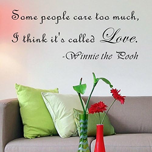 Pop Decors"Some People Care Too Much-Winnie The Pooh" Wall Stickers